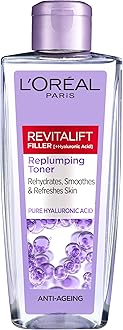 Revitalift Filler,+ Hyaluronic Acid Face Toner, Anti-Aging Cleansing, Replumps Skin & Fine Lines, Smoothed & Hydrated for Younger-Looking, Rehydrated & Refreshed Skin