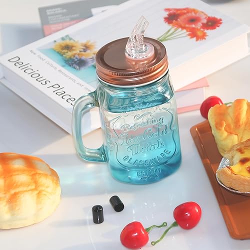 Miniatura 52 de Boquillas para verter tarro de masón. Caños de flujo libre para verter tarros de masón, tarro de masón para boquilla tamaño de boca regular, Paquete