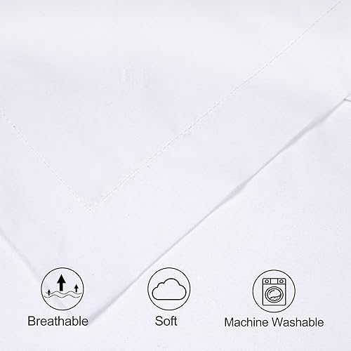 Miniatura 4 de PHF Euro Sham Covers 26 x 26 pulgadas, juego de 2 fundas de almohada europeas de microfibra lavada, resistentes a las arrugas y a la decoloración,