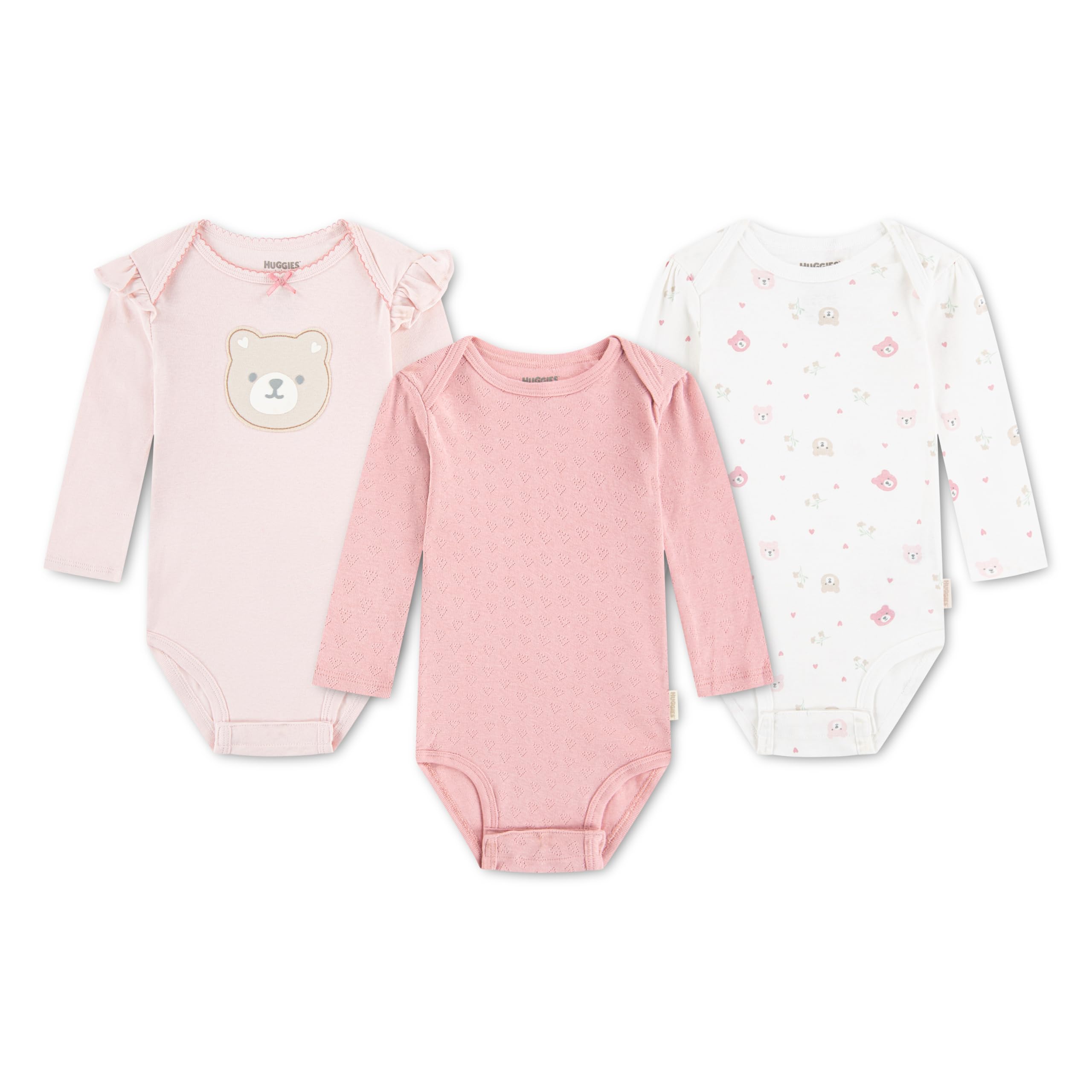 Set di 6 Body a Maniche Lunghe Huggies Babywear