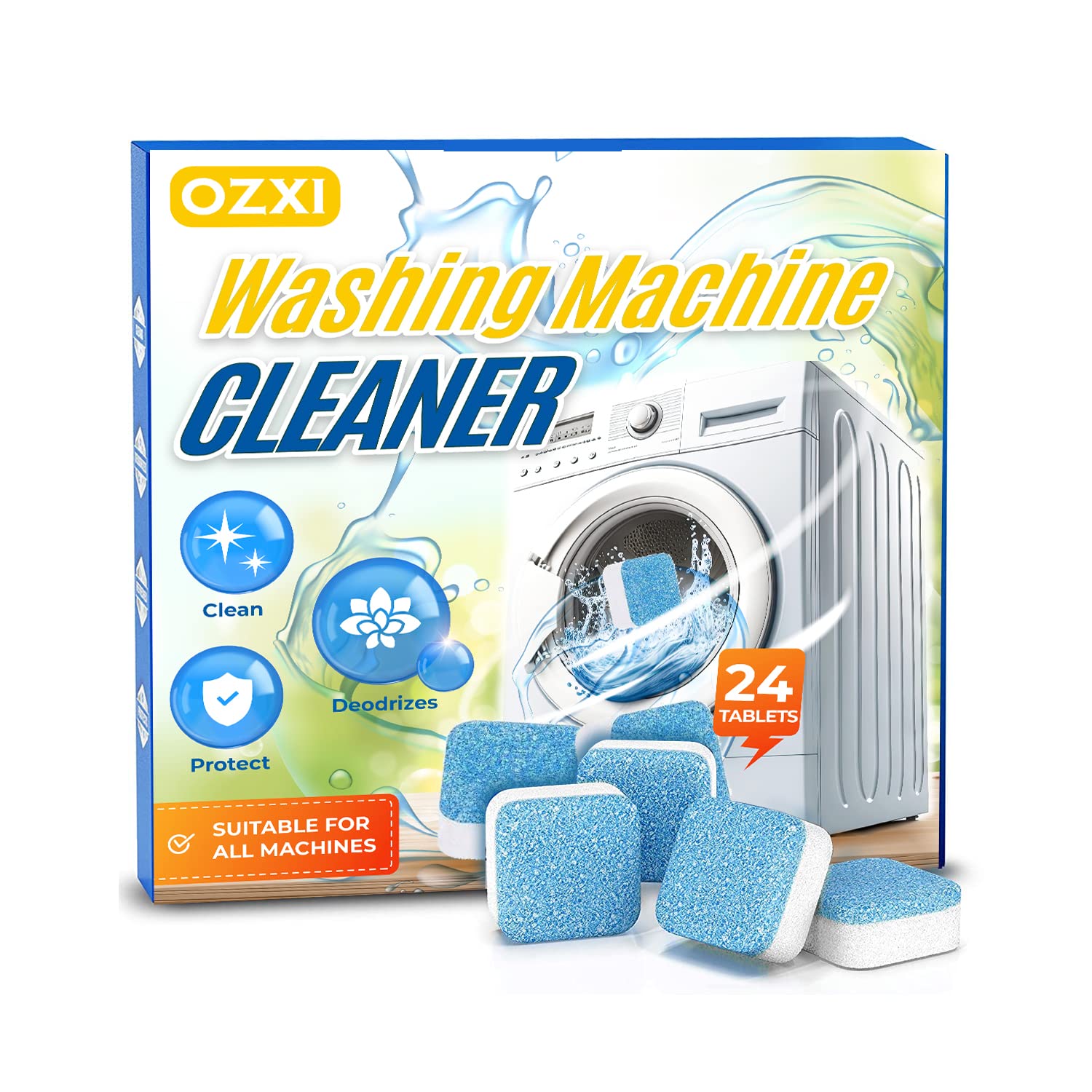 OZXI Washing Machine Cleaner Tablets Descaling Powder Deep Cleaner Tablet All Company’s Front nd Top Load Machine Tablets Cleaner. (B0BTBWQHH9) Amazon Price History, Amazon Price Tracker