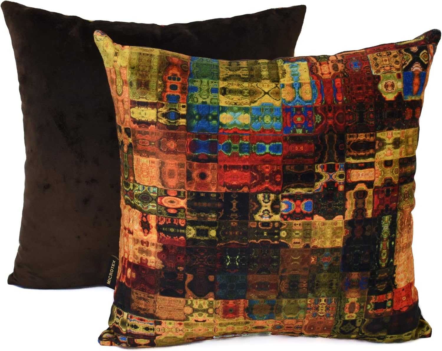 Microtex innovation Soft Velvet Throw Pillows Multicolor
