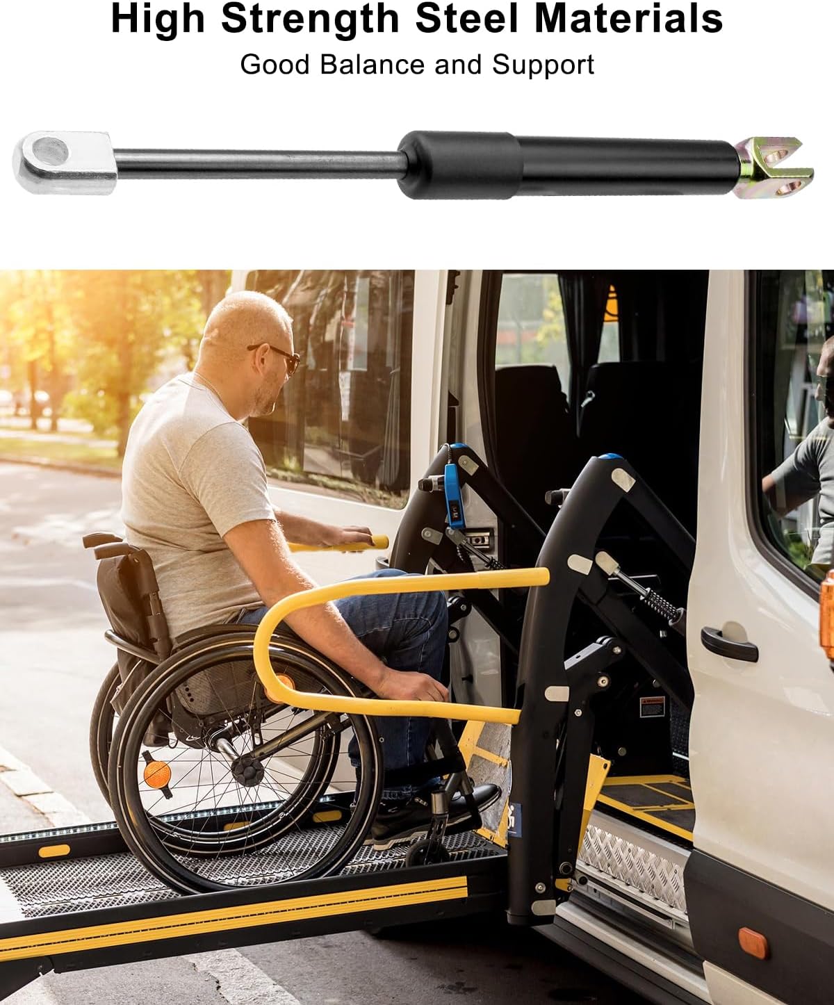 2Pcs Lift Support Fit for Wheelchair Lift Hatch Struts Replace 32831 P10903 C16-28930 C1628930