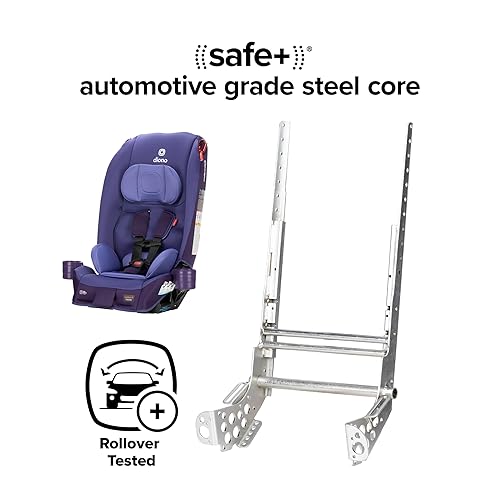 Miniatura 5 de Diono Radian 3R, asiento de automóvil convertible todo en uno, orientado hacia atrás y hacia adelante, asiento de automóvil para 10 años, 1 asiento