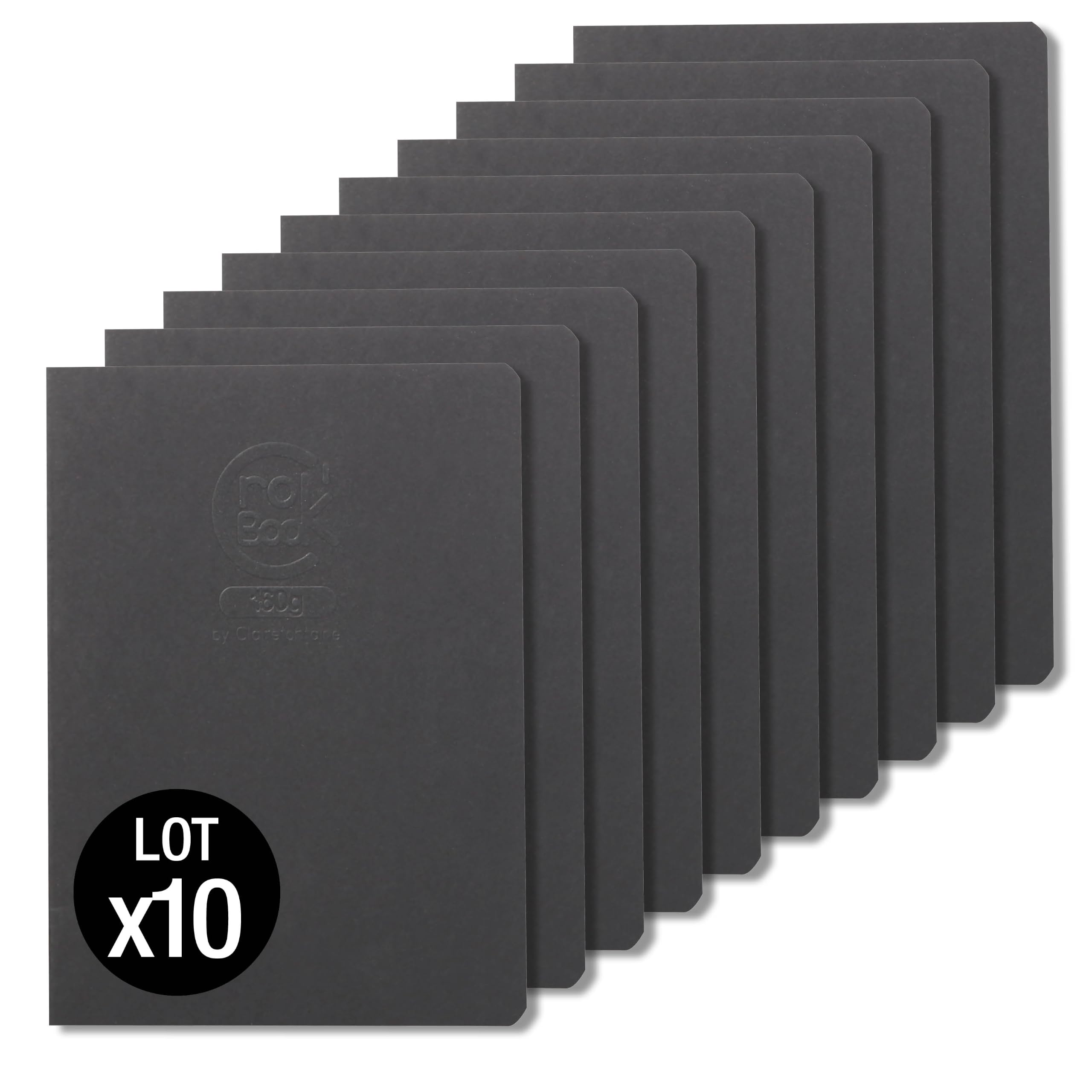 Clairefontaine Crok'Book Skizzenheft A4 10er Pack