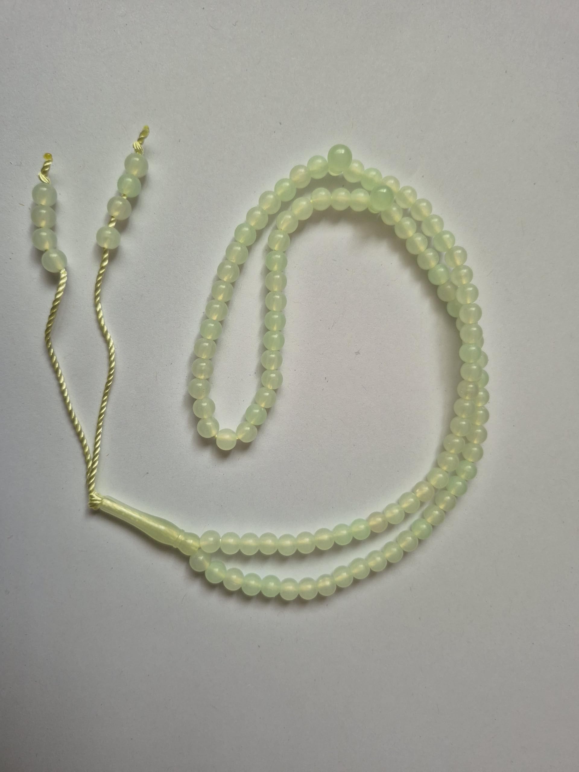 Tasbeeh Regular Basic X-Small Prayer Misbah Rosary Islamic Beads Counter Spiritual Marble Effect 99/100 Beads in 9 Colours (Glow)