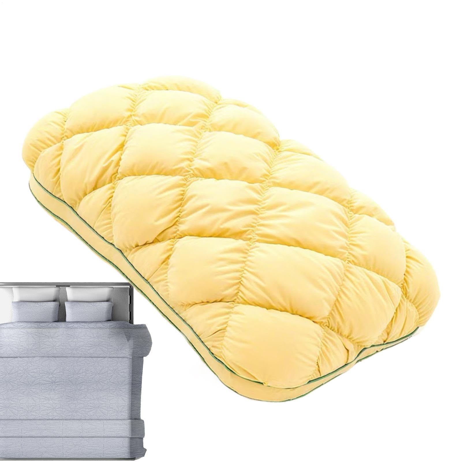 Cuscino per chi dorme su un fianco Cuscino Morbido Sagomato Soffice A Forma | Guanciali da camera Ideale Per Casa, Camera Da , D'Hotel E Dormitorio Universitario