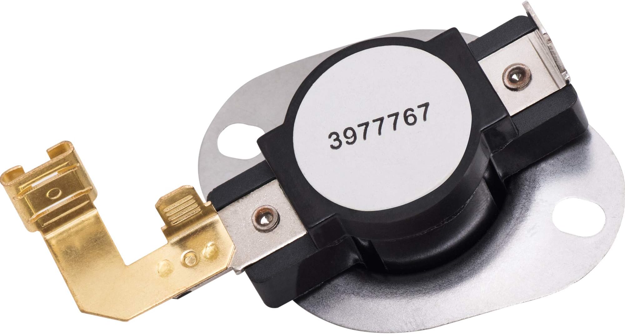 BlueStars Upgraded 3977767 Dryer Thermostat Replacement Part - Compatible with Whirlpool & Kenmore Dryers - Replaces 3399693 WP3977767 WP3977767VP