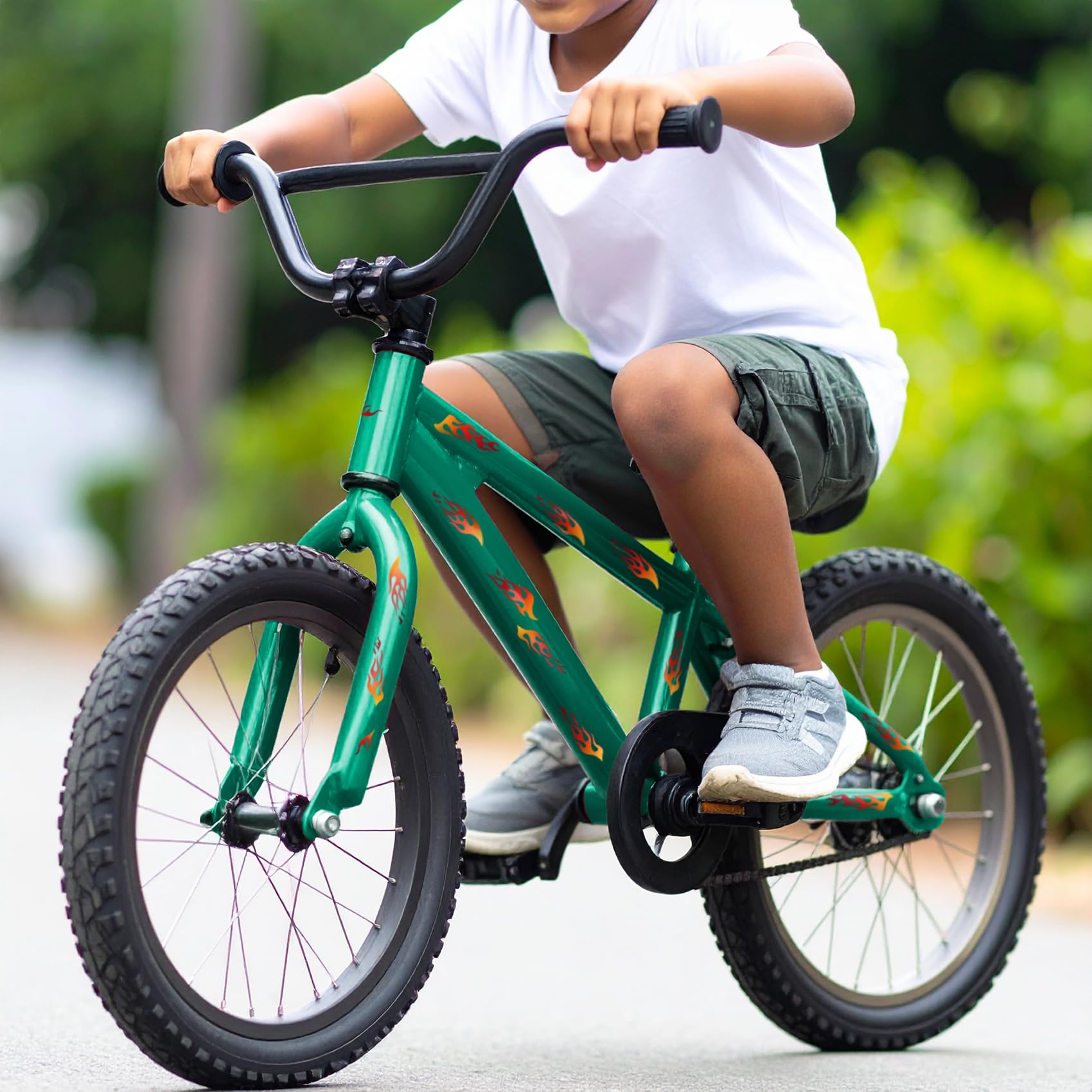 Finest Folia Set di adesivi per bicicletta per bambini, bici da corsa, per bambini, ragazze, ragazzi, decorazione per bicicletta, resistente alle intemperie, impermeabile R231
