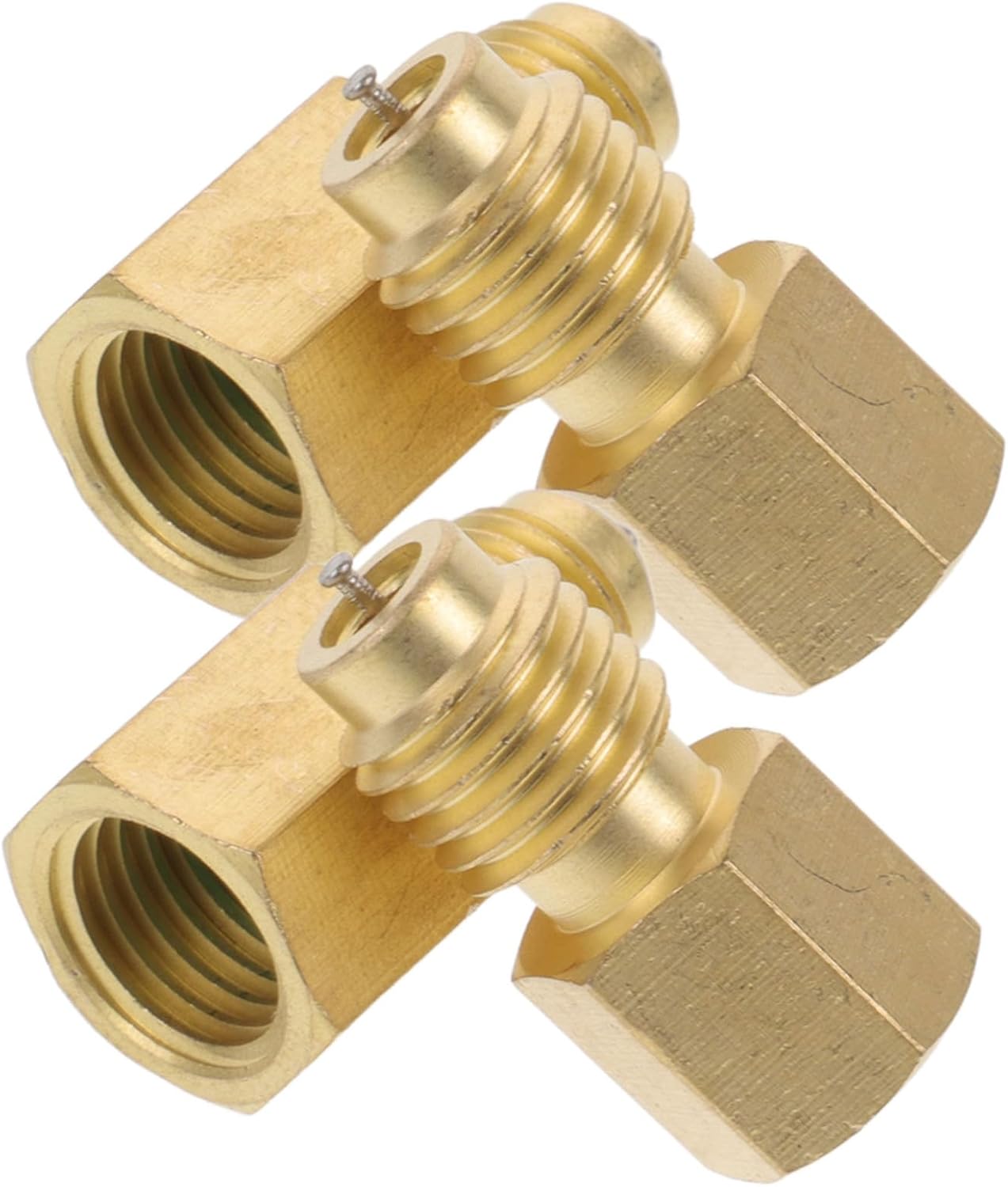2pairs Car Air Conditioner Adapter Refrigeration Connectors for Vehicle Systems Easy to Install and Leak-resistant for Automotive Refrigeration Applications