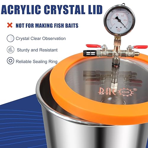 Miniatura 5 de BACOENG kit de cámara de vacío con bomba de vacío para HVAC