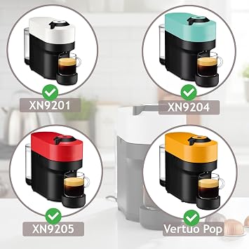 SPARES2GO Pod Capsule Container for Krups Fits Nespresso Vertuo Pop XN9201 XN9204 XN9205 Coffee Machine MS-208959