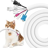Vista 9 de Protector de Cable para Perros y Gatos 3.05m - 1/2 pulgada, Funda Flexible para Cables para una Fácil Gestión de Cables, Protege los Cables