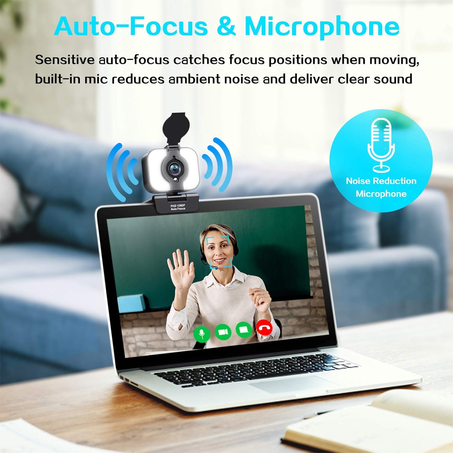 Cheapest 🛒 2021 Webcam Melcam FHD 1080P Streaming Webcam with Ring Light, Microphone, Privacy Cover and Auto-Focus, Plug and Play, USB Web Camera for Zoom Skype YouTube, PC Laptop Computer (Black)