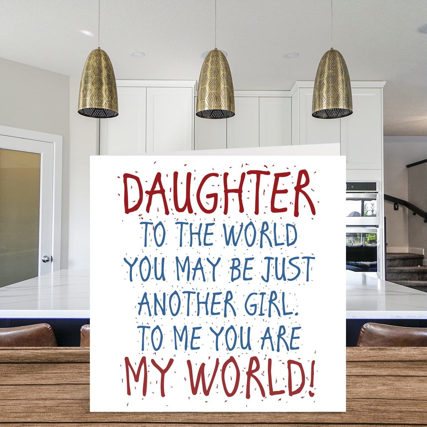 Jolies Cartes D'anniversaire Pour Petite-fille – Carte D'anniversaire « You Are My World » Pour Grand-fille, Cadeau D'anniversaire, 145 Mm X 145 Mm