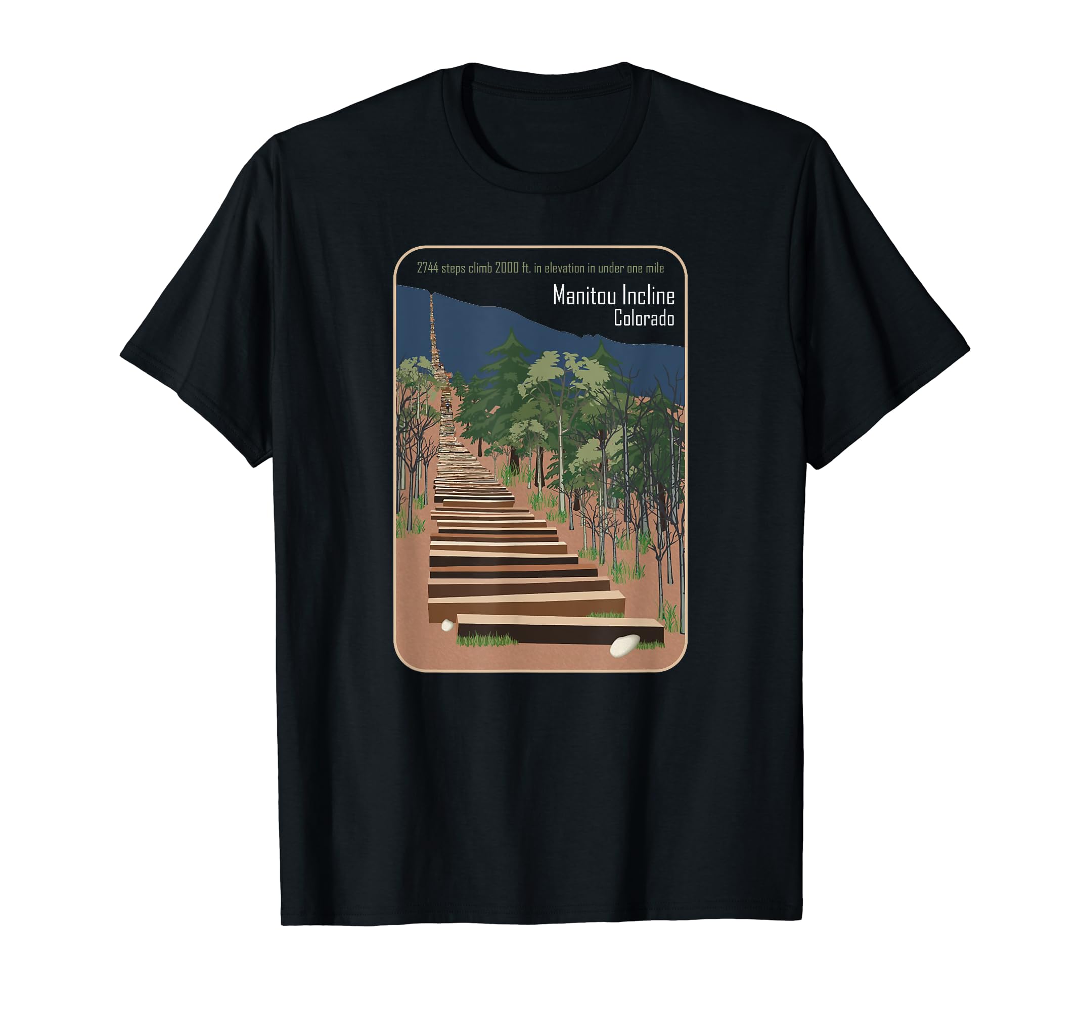 Manitou SpringsManitou Incline, Colorado T-Shirt