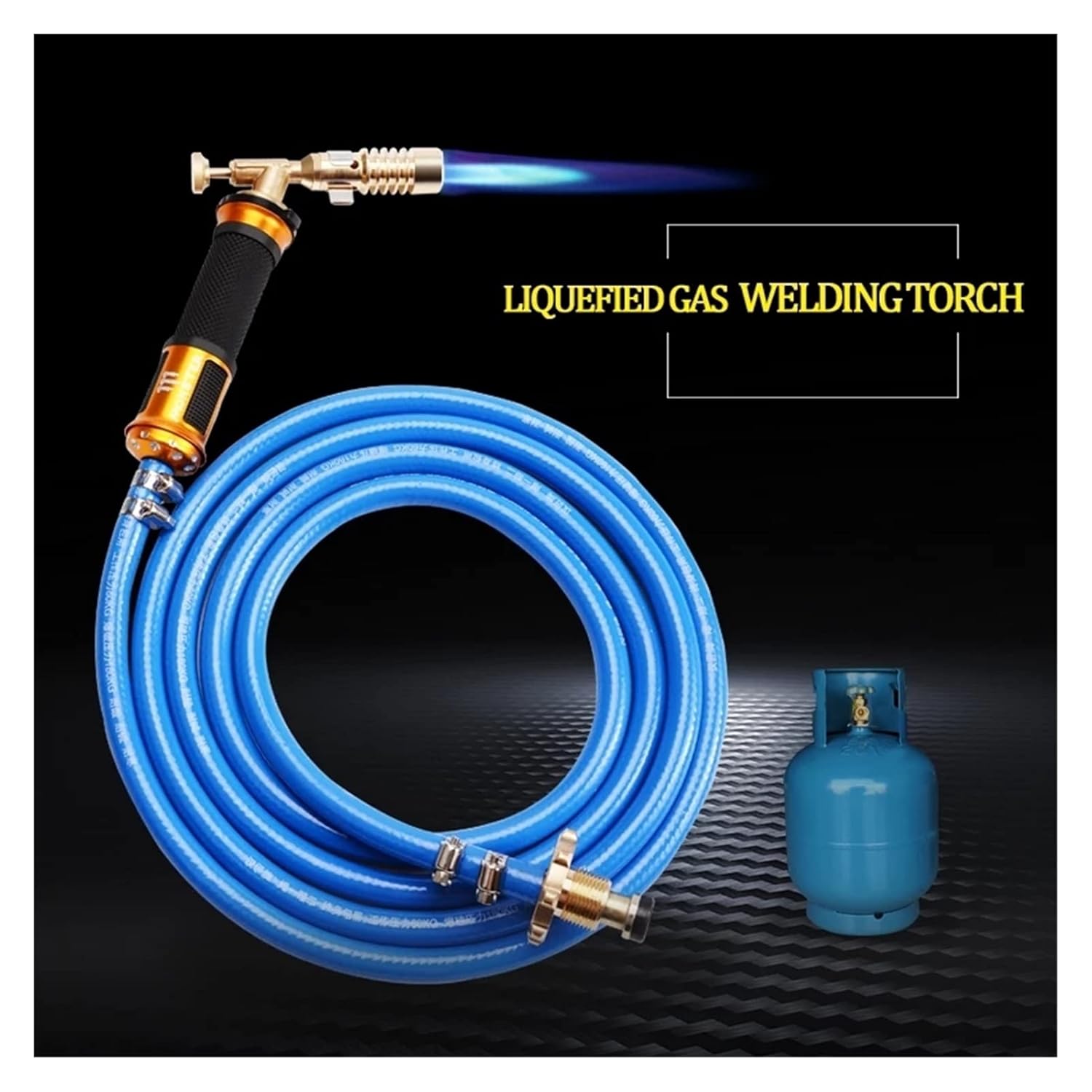Electronic Ignition Liquefied Gas Welding Torch Kit with 3 Meters Hose for Soldering Cooking Brazing Heating Lighting tig Welding Accessories