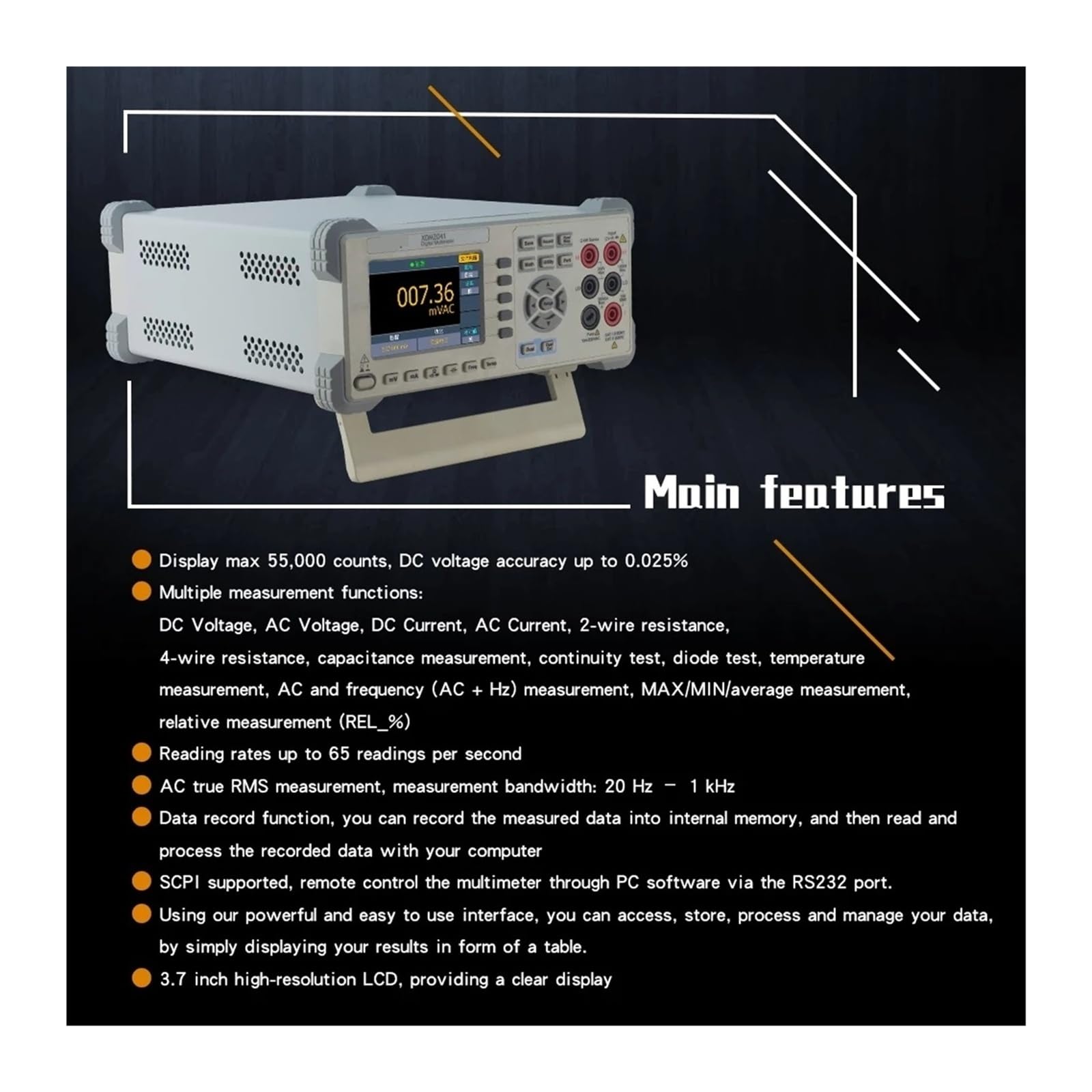 Tester per batterie, XDM2041 Tester professionale per batterie auto | Offre test di tensione, resistenza interna, display digitale chiaro; ideale per manutenzione e diagnostica delle batterie.