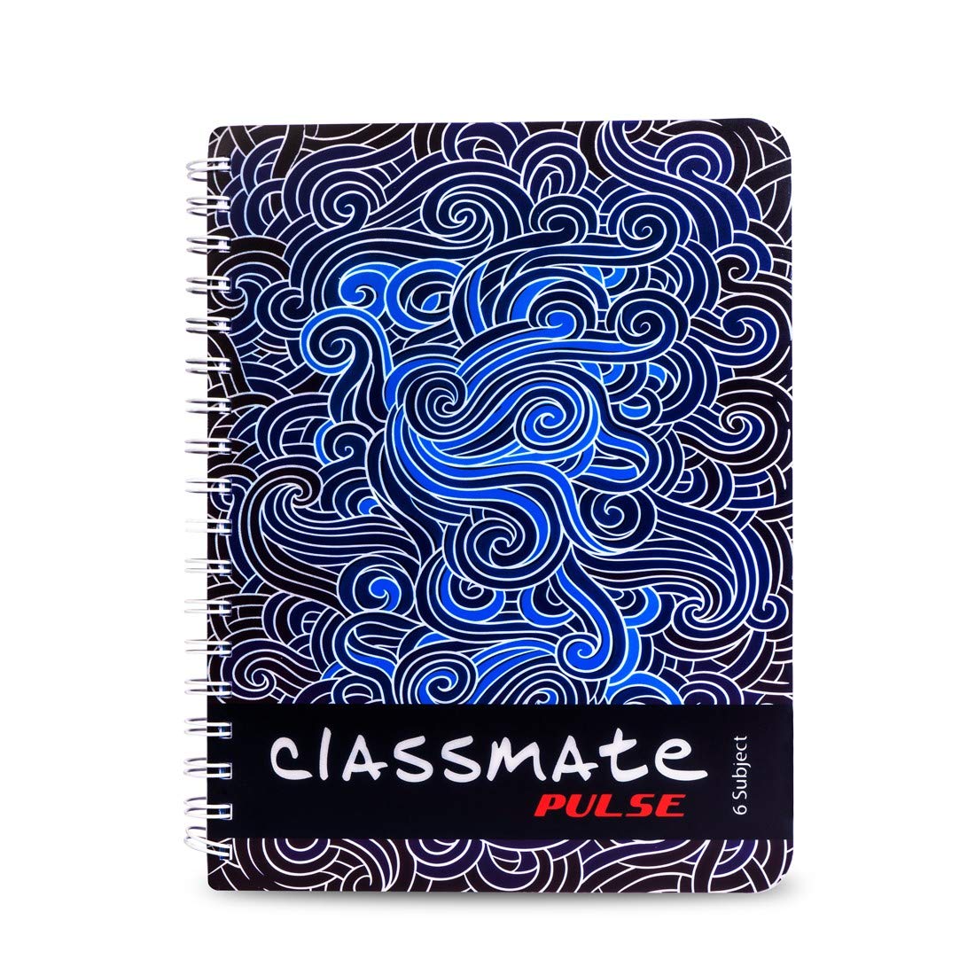 Classmate Quaderno a 6 soggetti 24 x 18 cm, 300 pagine, copertina in PVC, riga singola