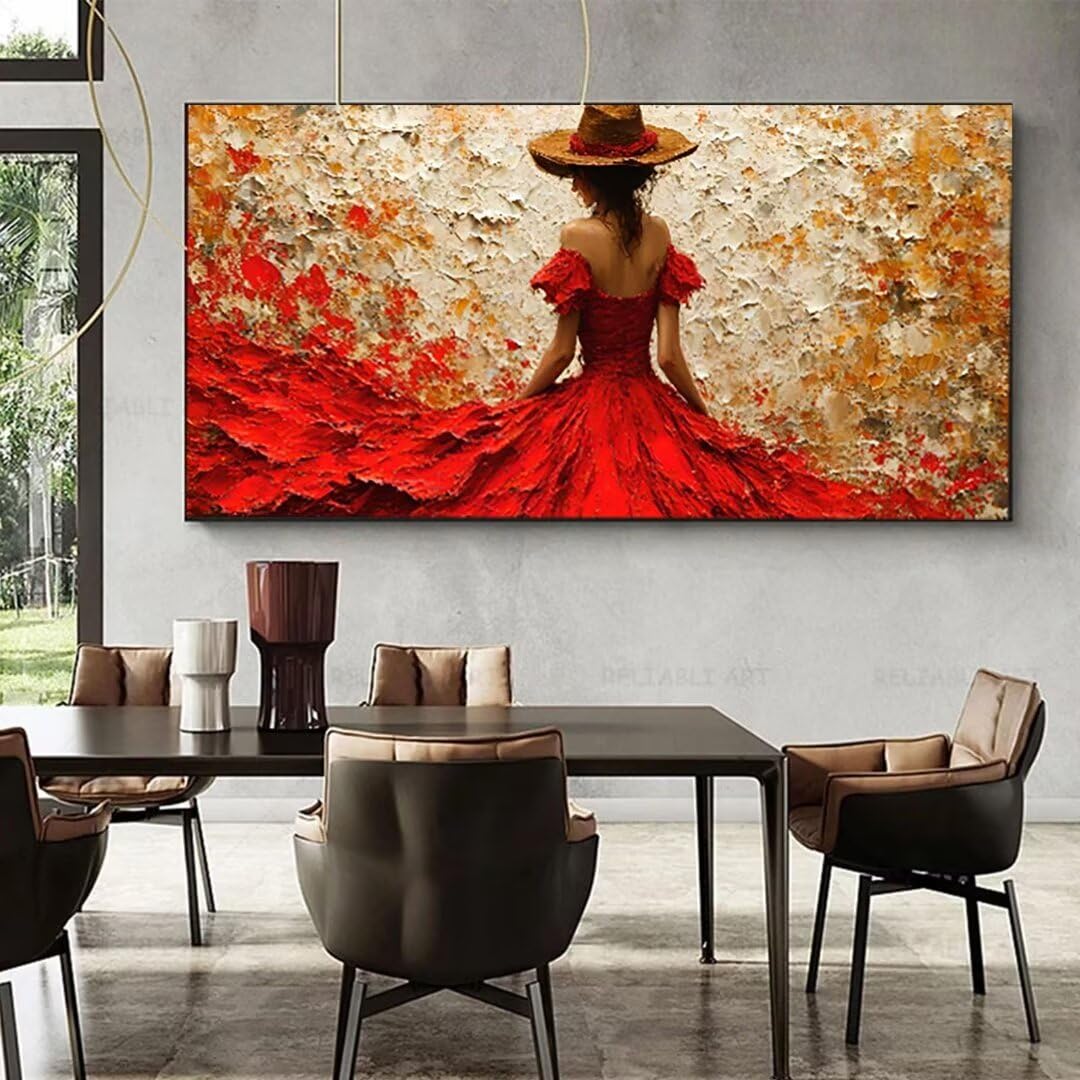 Graffiti Dipingi con i Numeri Principianti Adulti, Dipingi con i Numeri Kit Donna Pittura a Olio su Tela Fai da Te - Passatempo per Adulti per la Decorazione Casa o Regalo, Senza Cornice 60x120cm 3-I