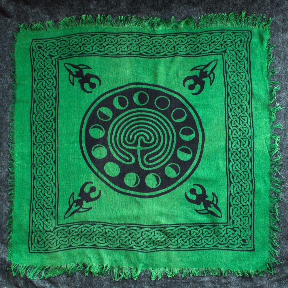 NEW Moon Phase Altar Cloth 18" X 18"