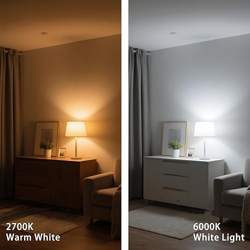 Miniatura 3 de Bombillas LED regulables con control remoto, base E26, regulable, 2700K-6000K, bombillas Edison vintage ST64 para lámpara, paquete de 2 (2 bombillas