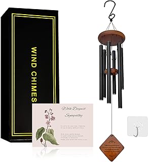 Memorial Wind Chimes , Wind Chimes for Loss of Loved One , Sympathy Wind Chimes , Bereavement Gifts , Funeral Gifts , Rememberance Gift for Loss, Memorial Wind Chimes for Loss of Loved One with Hook