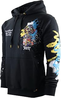 SCREENSHOT FLEECE HOODIE 4202 Mens Urban Streetwear NYC Graffiti Embroidery Patch Fleece Pullover Sweatshirt Hoodie