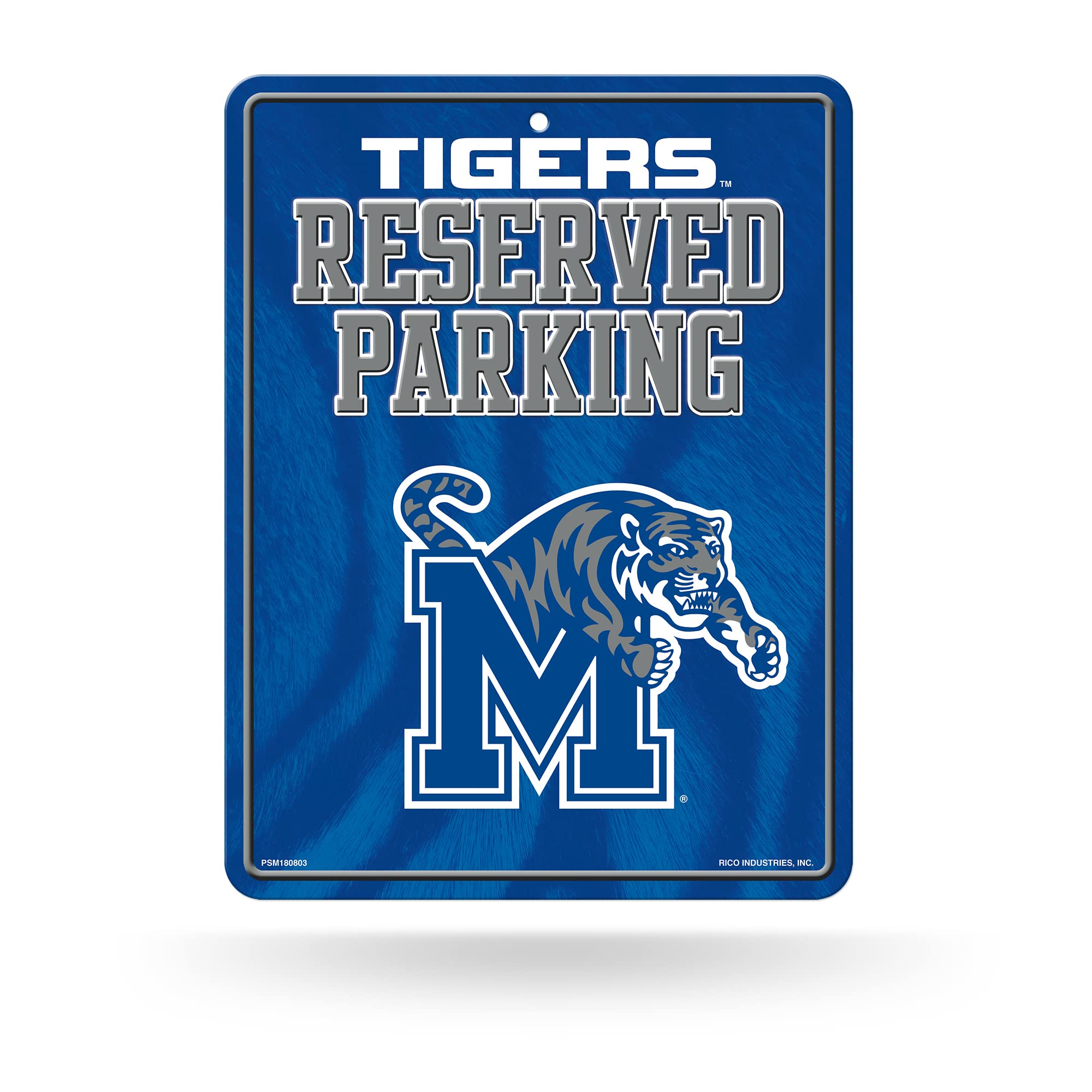 NCAA Metal Parking Sign 8.5" x 11" - Great for Man Cave, Bed Room, Office, Home Décor