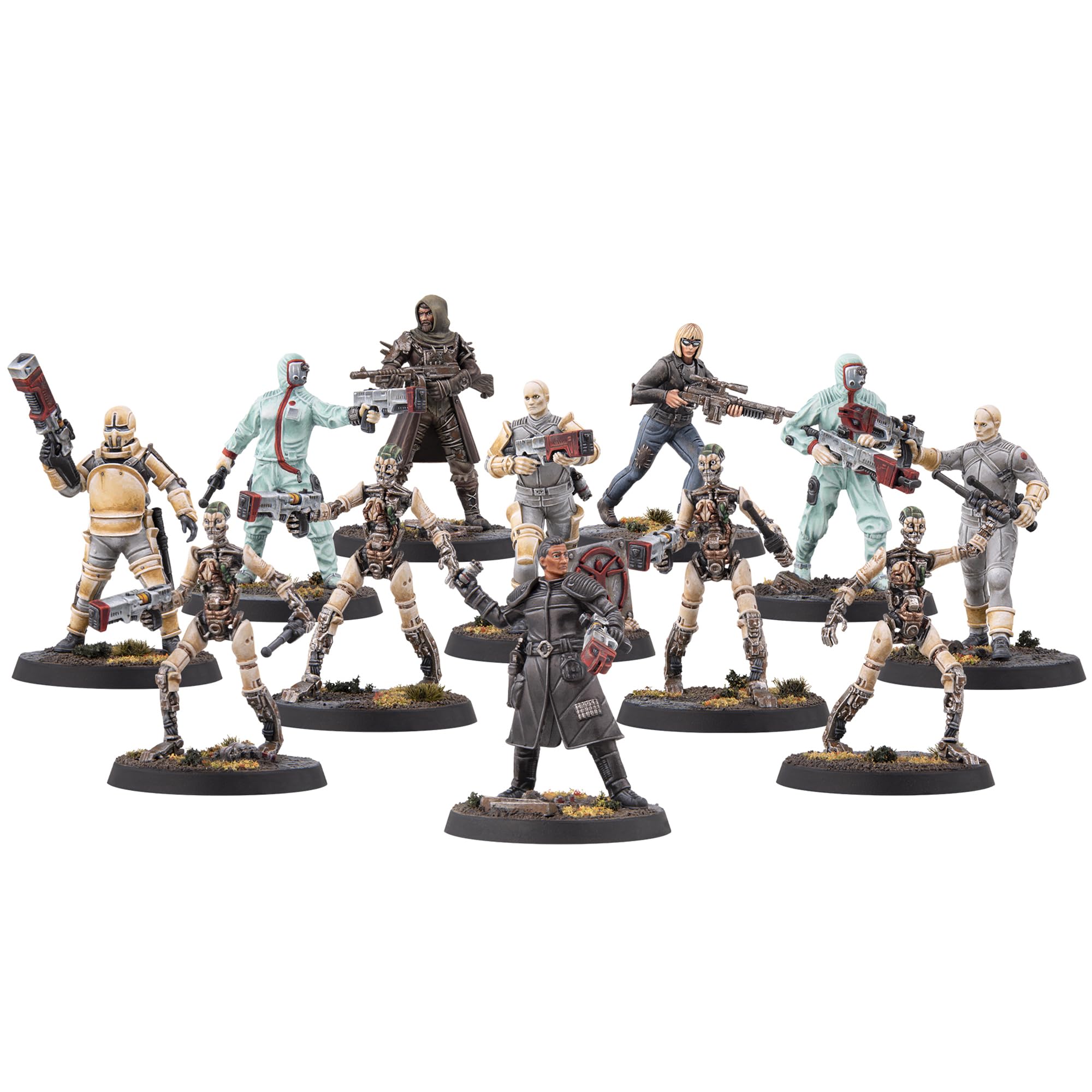 Fallout: Factions - Battle for Boston Starter Set - RPG Skirmish Game Accessori, Rulebook, Miniature, Punch-Out Terrain, Battle Map, Dadi