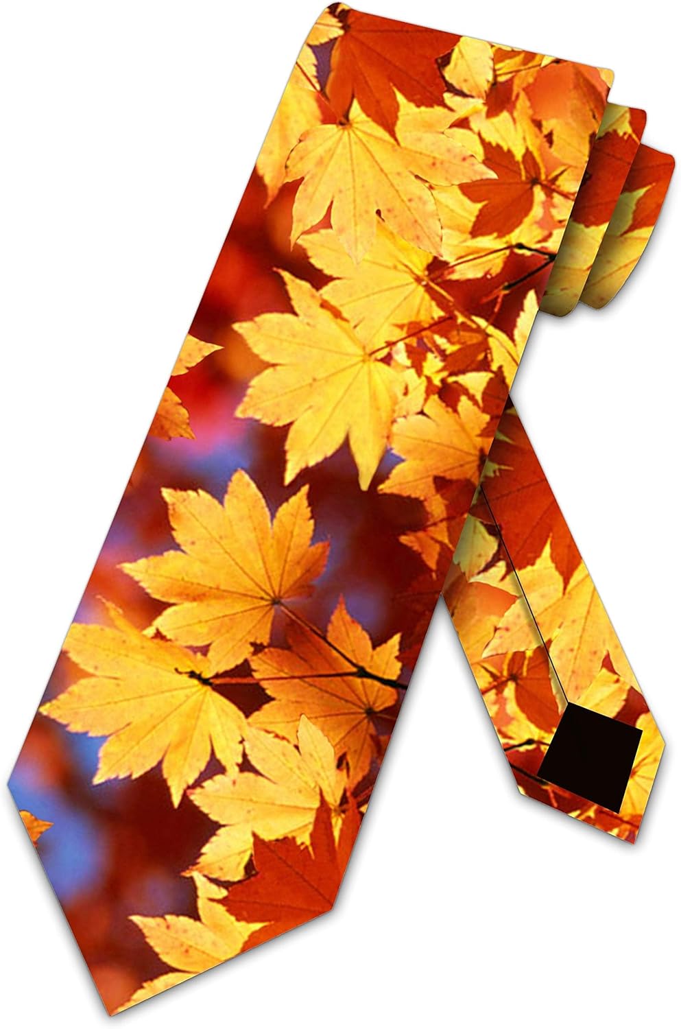 Three Rooker Autumn Leaves Tie Mens Fall Neckties