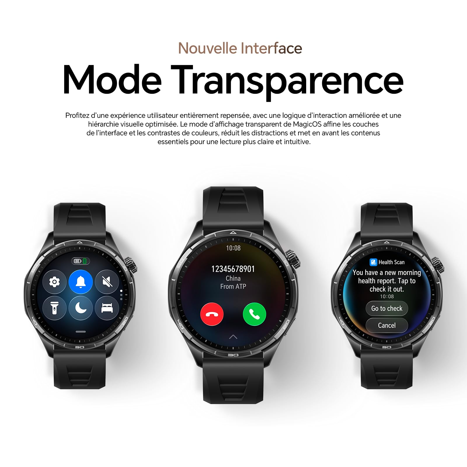 Honor Watch 6 Montre, 35 Jours Autonomie, Écran 1.46" LTPS 3000 Nit | Dual-Band, Football Pro et Badminton, 120+ Sports, GPS, 46.5mm, 10.8mm Mince, Suivi de la Santé | Dual-Band, Football Pro et Badminton, Écran 1.46’’ LTPS 3000 Nits, GPS, 46.5mm, 10.8mm