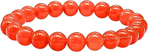 Miniatura 491 de Amazing Gemstone Pulsera de cristal para mujeres y hombres, pulsera de cristal curativo de protección, pulsera elástica con cuentas de piedras
