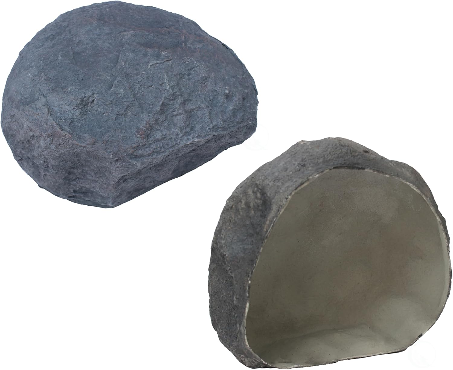 Gardenised Outdoor Artificial Lightweight Cobble Rock Decor, Covers Up Landscape Utilities
