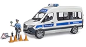 Bruder 02683 MB Sprinter Police Emergency Vehicle with Light & Sound Module