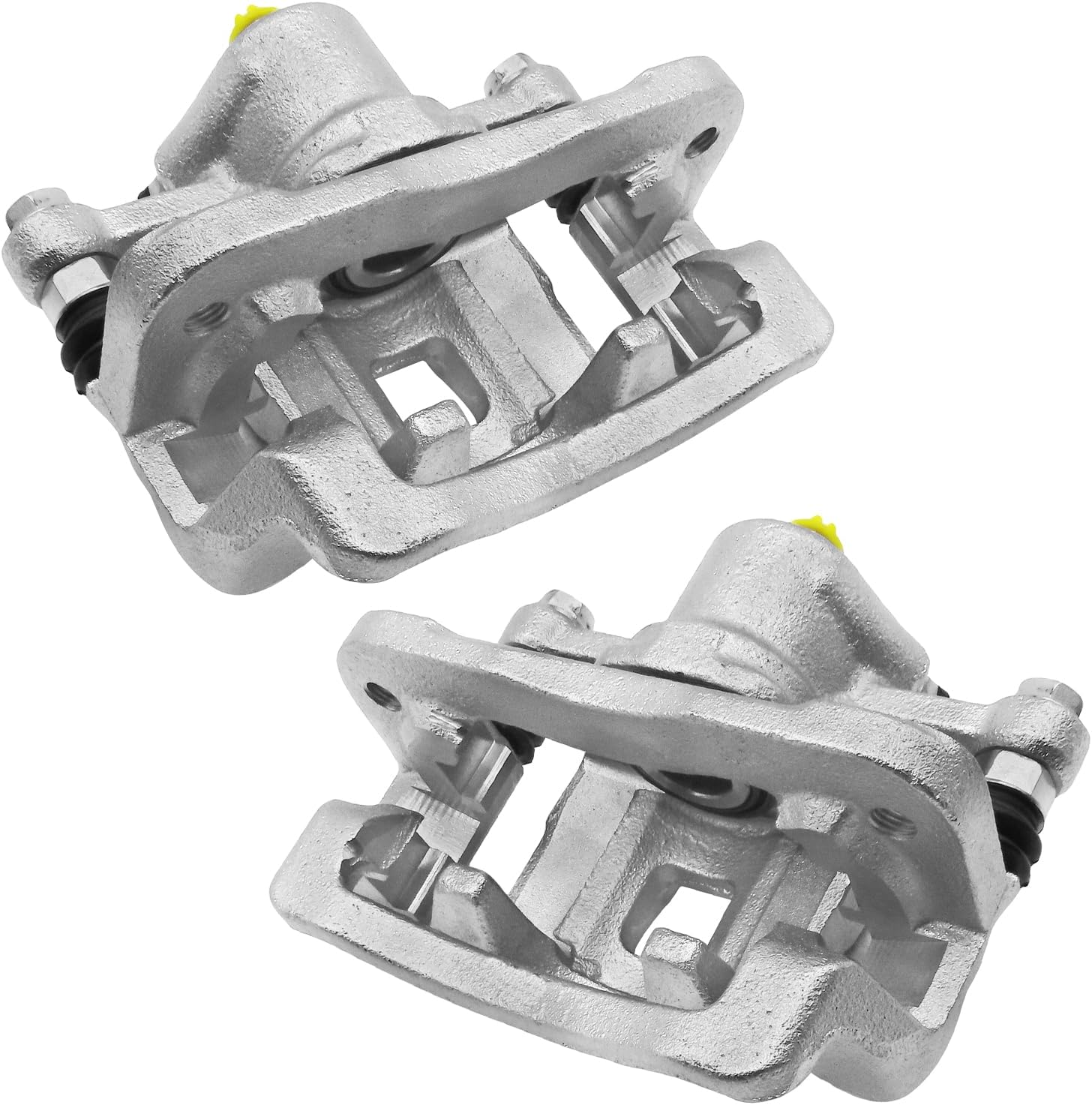 Rear brake caliper with bracket Compatible with 2010-2013 Kia Soul, Rear Left and Right calipers, 19-B6283 19-B6282, 2 Pcs Rear Left / Right 2010-2013 Soul 1.6L 4-Door