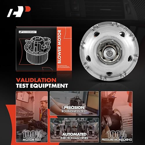 Miniatura 6 de A-Premium Conjunto de motor del ventilador de calentador HVAC compatible con vehículos Nissan – X-Trail 2002 2003 2004 2005 2006 2007, L4 2.5L,