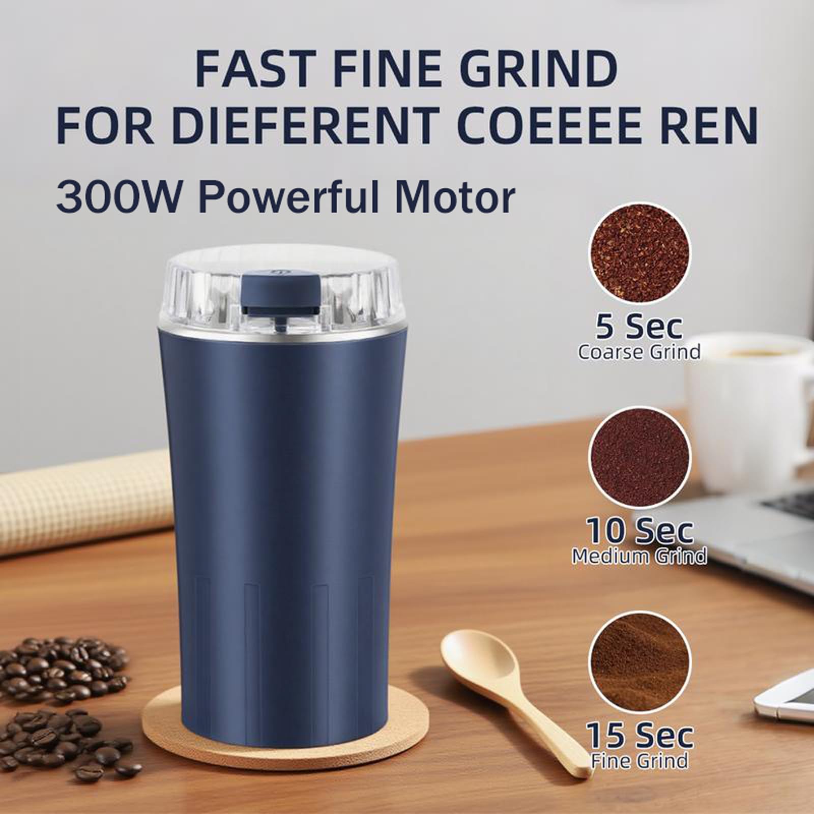 Electric Coffee & Spice Grinder - Undoria -3