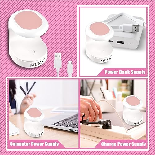 Miniatura 3 de MEKK Mini luz UV para uñas de gel, luz UV para uñas, innovadora lámpara de uñas de 16 W, lámpara de uñas LED portátil, secador de uñas profesional