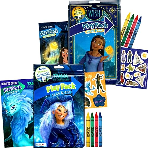 Miniatura 5 de Disney Princess - Juego de actividades de libro para colorear de lujo para niños con princesa Disney, Cenicienta, Rapunzel, Ariel, Bella y más