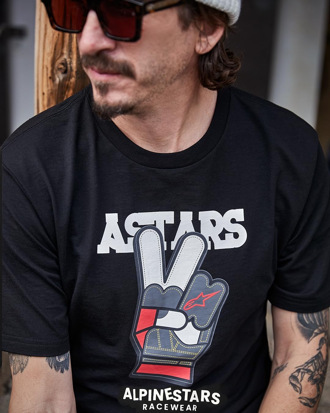 Alpinestars Peaceout CSF T-Shirt (Large, Black)