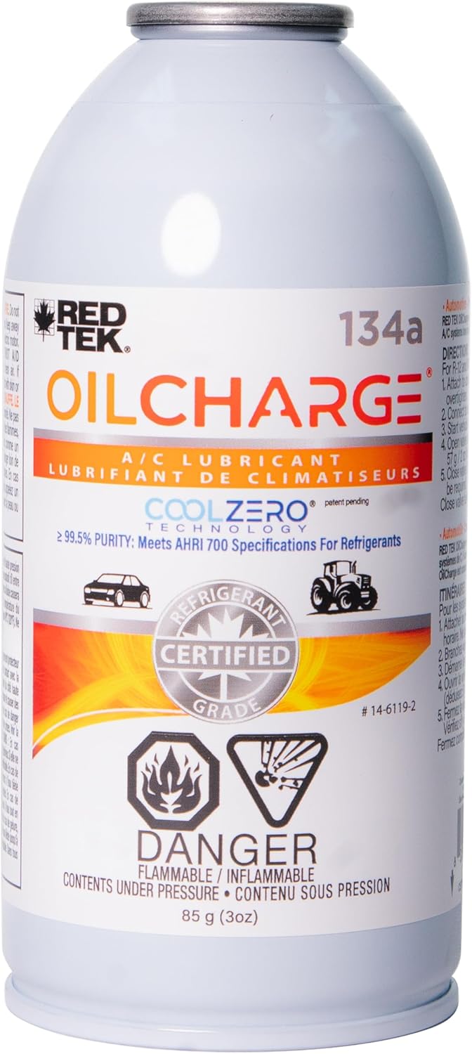 RED TEK OilCharge A/C Universal Refrigeration Oil