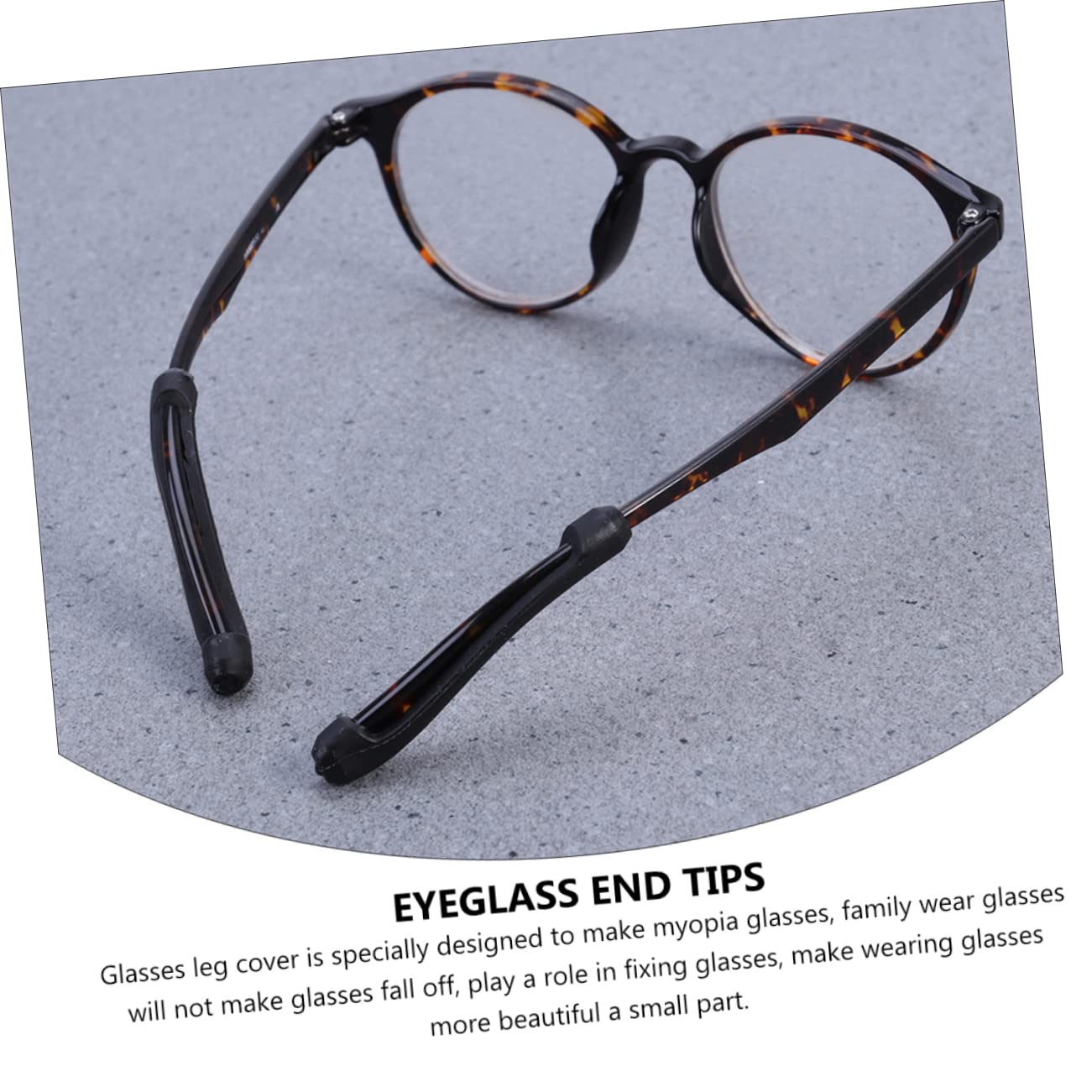 Fundas Antideslizantes para Patillas de Gafas Cubierta Flexible y Duradera para Actividades para Uso Diario