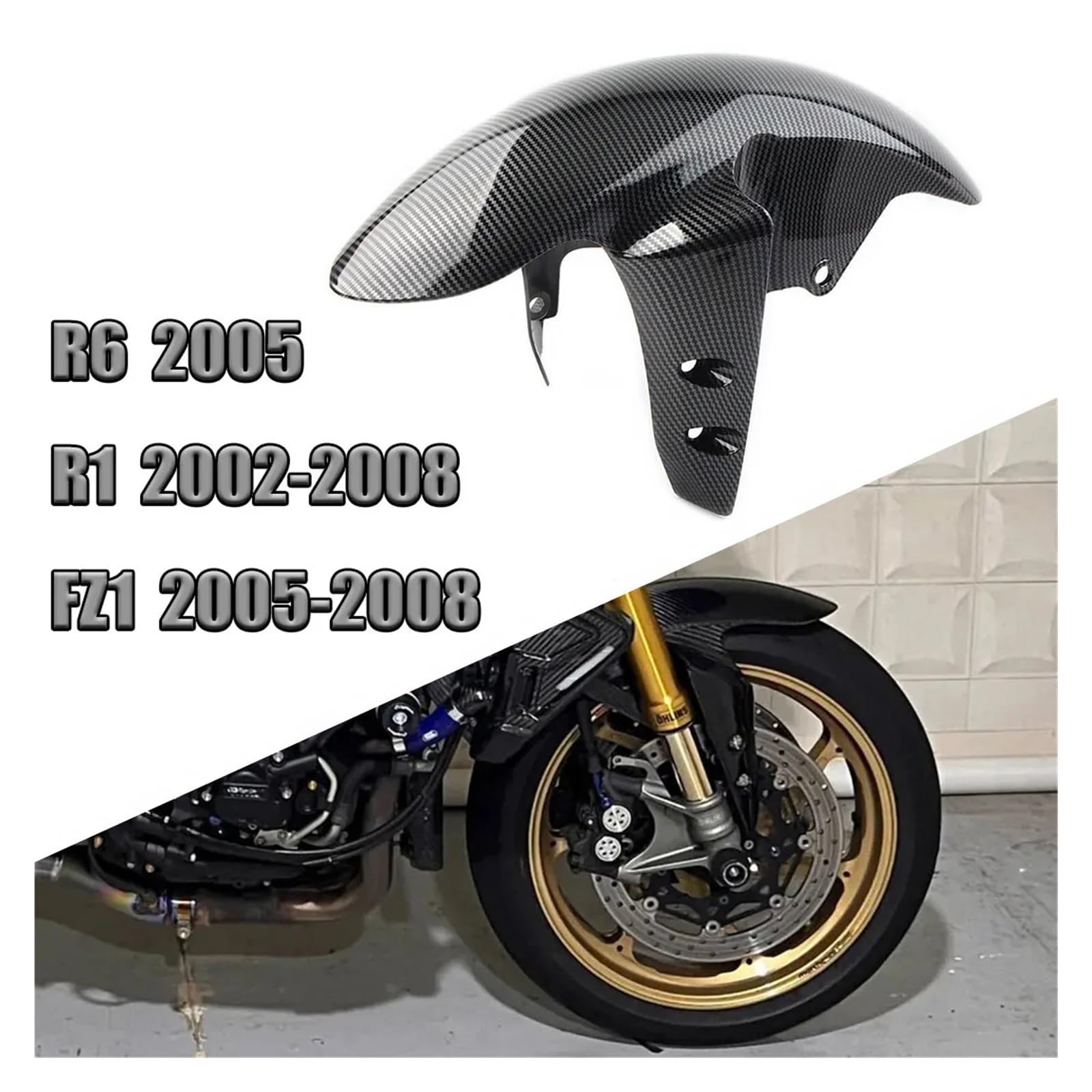 Parafango Posteriore per FAZER YZF R1 2002-2008 R6 2005 FZ8