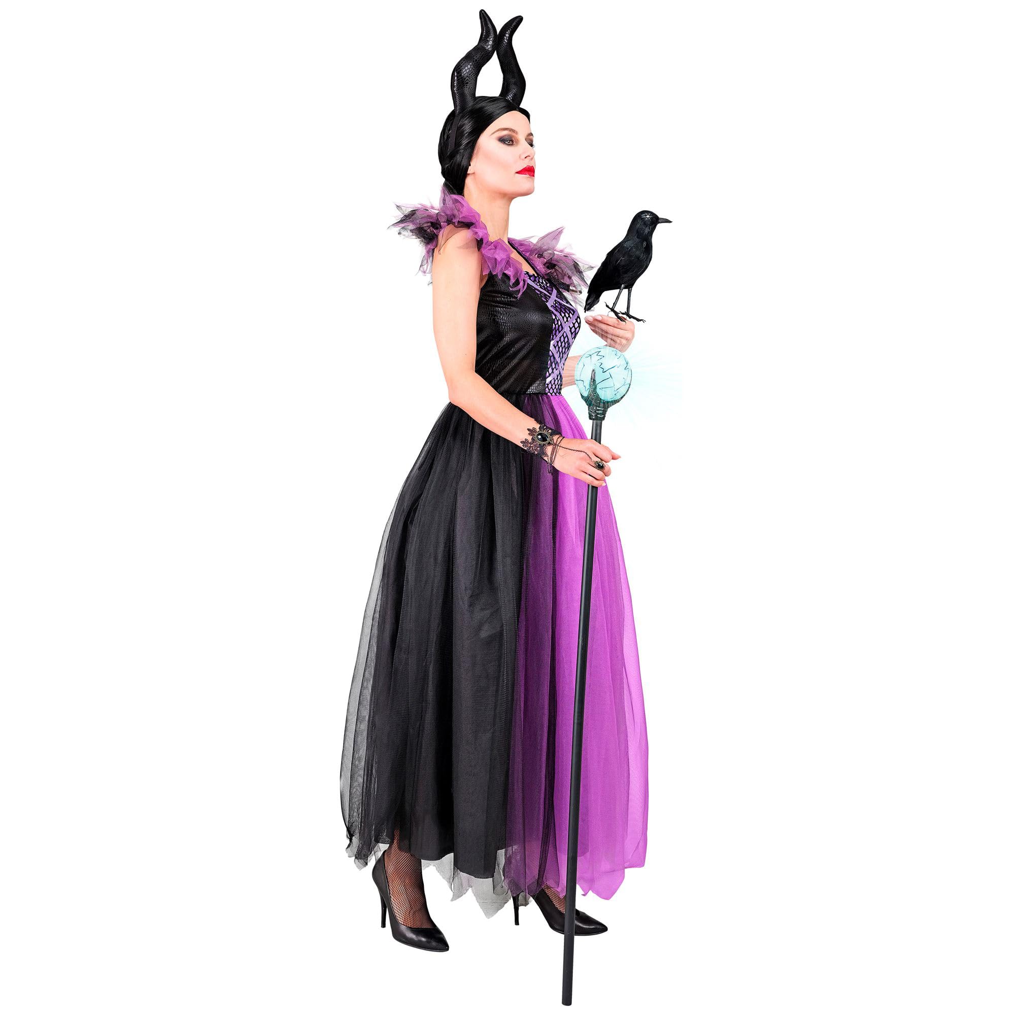 WIDMANN Feenkostüm – Inkl. Pinkes Kleid & Flügel, Größe M, Für Karneval, Mottoparty & Cosplay
