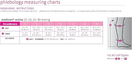 Miniatura 2 de mediven Comfort for Women 20-30mmHg, medias de compresión alta para pantorrilla, puntera abierta