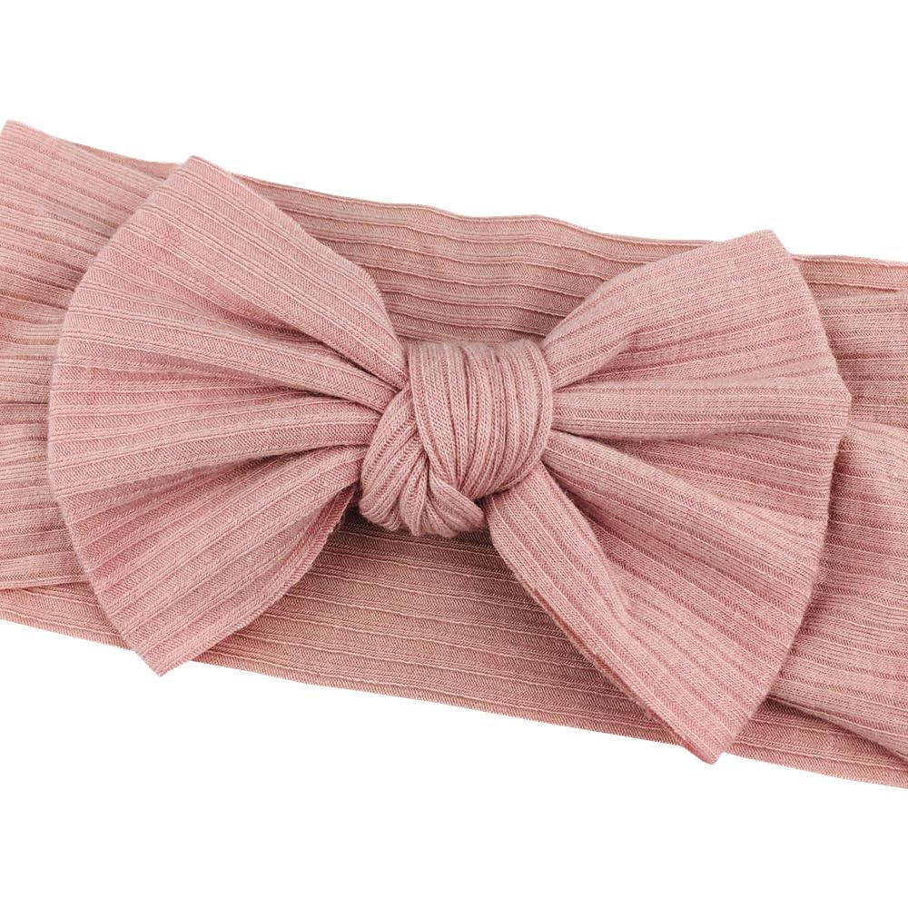 2 Stück Bandeau Turban pour Bébé, Stirnbänder Baby Mädchen Bandeau Nylon pour Bébé Fille, Bandeau Nylon pour Bébé, Bandeau en Nylon souple pour Bébé, Bandeau élastique pour Bébé, Bambin