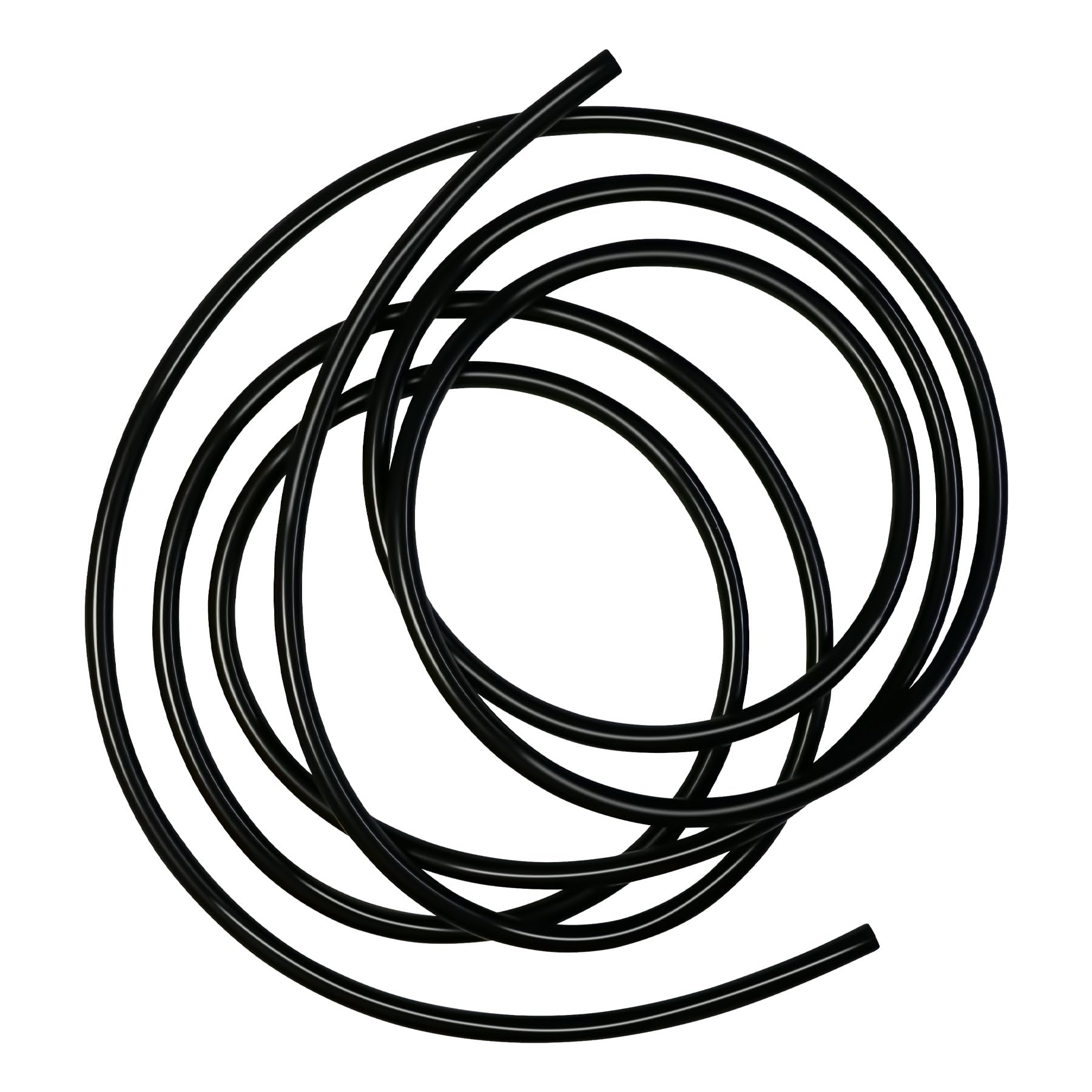 iMeistek Flexible Silicone Tubing, 6mm ID x 10mm OD 4.5m Length Silicone Hose for Aquarium Pumps and Air Hoses,Black