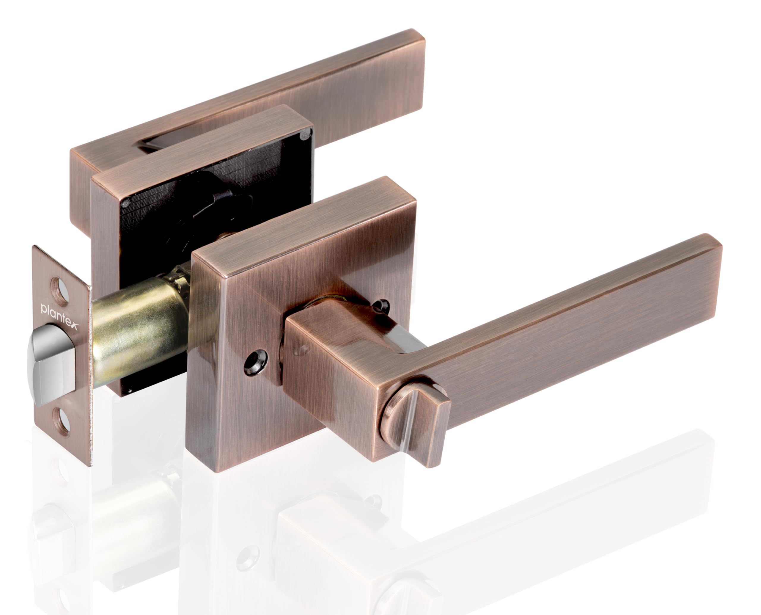 Plantex New Age Bathroom Door Locks/Key-Less Door Lock Set for Bedroom/Balcony/Storeroom with Adjustable Latch - Reversible Design (Copper Antique, 30mm to 50mm Door Range) (B0CMQWF94V) Amazon Price History, Amazon Price Tracker