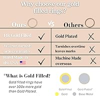 Vista 4 de Nova Stacking Ring – Handmade Rings for Women—Stackable Rings